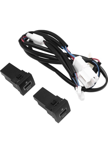Araba Çift Qc3.0 Hızlı Şarj Soketi 12V/24V USB Şarj Soketi Güç Adaptörü Vw Golf 6 Jetta 5 2006-2012 (Yurt Dışından)