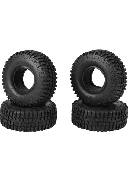4 Adet 100MM 1.9 Kauçuk Lastikler Lastikler Tekerlek 1/10 Rc Paletli Araba Eksenel SCX10 90046 AXI03007 Traxxas Trx4 D90 Tamiya CC01 (Yurt Dışından)