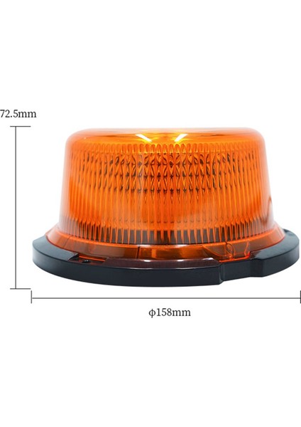 Araba 12V 24V LED Acil Durum Strobe Işıkları Araba Tavanı Flaş Uyarı Işığı Tehlike Sinyal Lambası Manyetik Montaj (Yurt Dışından) fırsatları