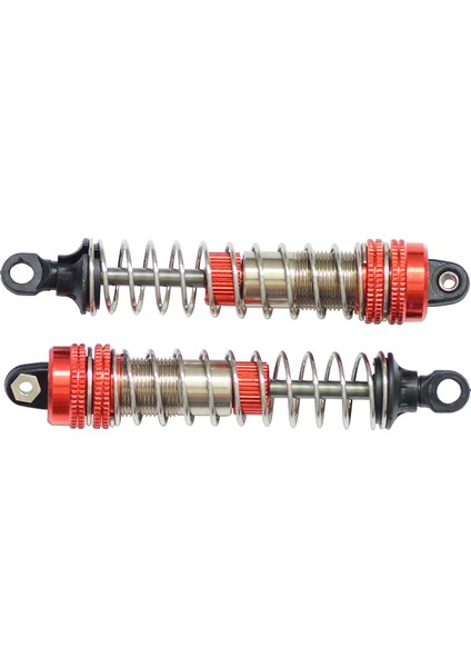 2 Adet Ön Arka Amortisör Xlh 9115 S911 9116 S916 9125 1/10 1/12 Rc Araba Yükseltme Aksesuarlarına Uygun, Kırmızı (Yurt Dışından)