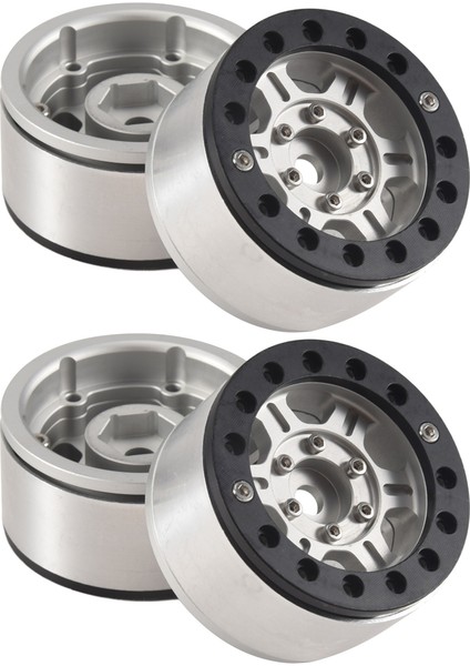 4 Adet 1.55 Metal Beadlock Jant Göbeği 1/10 Rc Paletli Araba RC4WD D90 Tf2 Mst Jimny Tamiya CC01 LC70 Eksenel 90069,3 (Yurt Dışından)