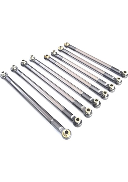 MN86S MN86 MN86KS MN86K Mn G500 Yükseltme Parçaları Için 8 Adet Metal Çekme Çubuğu Bağlantı Çubuğu Bağlantısı 1/12 Rc Araba Aksesuarları, Titanyum (Yurt Dışından)