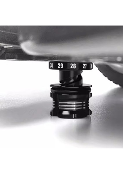 Rc Model Araba 20-30MM Ayarlanabilir Sürüş Yüksekliği Ölçer Ayar Cetvel Ölçüm Aracı 1/8 1/10 Rc Offroad Siyah ve Altın (Yurt Dışından)