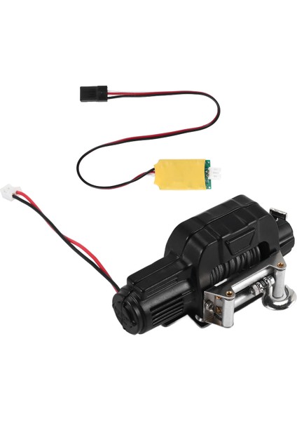 1/10 Rc Paletli Araba Eksenel SCX10 Traxxas Trx4 Yükseltme Parçaları Aksesuarları Için 3ch Kontrol Hattı ile Metal Otomatik Vinç, B (Yurt Dışından) fiyatları