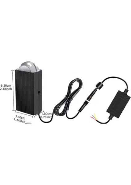 Araba LED 15MM Izgara Işık Spot 12-30V Düşük Yüksek Işın Projektör Lens 38W Motosiklet Çift Renkli Sürüş Işığı (Yurt Dışından) fiyatları