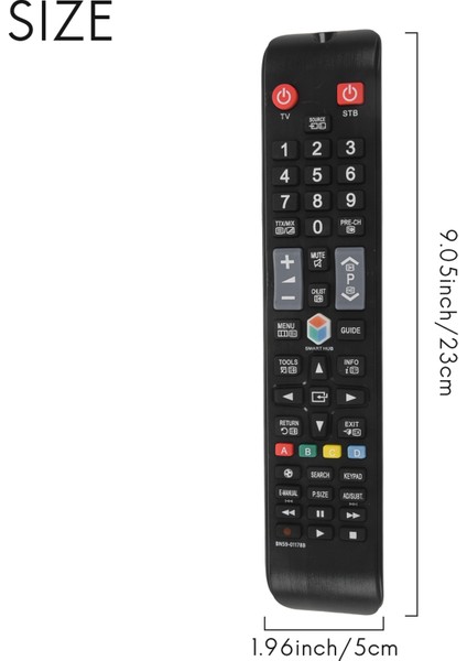 Samsung Smart Tv BN59-01178B UA55H6300AW UA60H6300AW UE32H5500 UE40H5570 UE55H6200 Için Yeni Uzaktan Kumanda (Yurt Dışından)