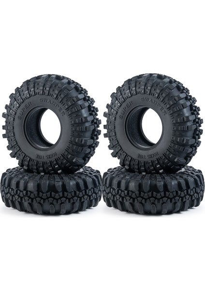 Adet 137MM 2.2 Kauçuk Lastik Tekerlek Lastikleri 1/10 Rc Paletli Araba Için Eksenel Wraith SCX10 Capra Traxxas Trx4 Trx6 D90 (Yurt Dışından)