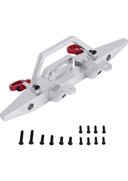Mn D90 D91 D96 MN90 MN99S 1/12 Rc Araba Yükseltme Parçaları Aksesuarları Için Metal Ön Tampon, Gümüş (Yurt Dışından)