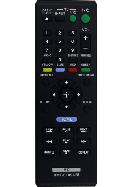 Uzaktan Kumanda RMT-B109A Sony DVD Oynatıcı BDP-S380 BDP-S580 BDP-S480 BDP-BX38 BDP-S280 BDP-S383 148939911 Için Değiştirilebilir (Yurt Dışından)
