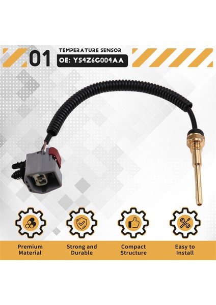 Ford Focus Escape 00-04 Için Motor Soğutma Suyu Sıcaklık Sensörü YS4Z6G004AA (Yurt Dışından)