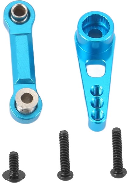 25T Servo Kol Boynuz Servo Çekme Çubuğu Wltoys A959 A959-B A949 A969 A979 Rc Araba Yükseltme Parçaları Aksesuarları, Mavi (Yurt Dışından)