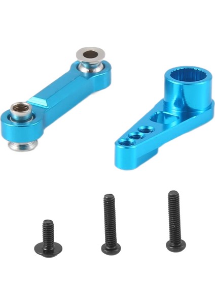 25T Servo Kol Boynuz Servo Çekme Çubuğu Wltoys A959 A959-B A949 A969 A979 Rc Araba Yükseltme Parçaları Aksesuarları, Mavi (Yurt Dışından)
