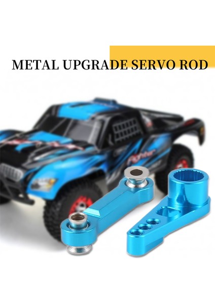 25T Servo Kol Boynuz Servo Çekme Çubuğu Wltoys A959 A959-B A949 A969 A979 Rc Araba Yükseltme Parçaları Aksesuarları, Mavi (Yurt Dışından)