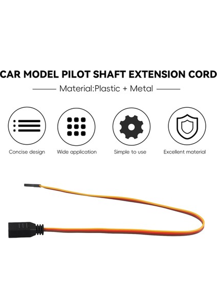 3 Adet Rc Servo Jr Fiş Uzatma Kablosu 1 Ila 2 1 Ila 3 Rc Araba Tekne Uçak Modeli Için (Yurt Dışından)