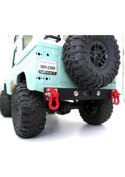 Mn D90 D91 D96 MN98 MN99S MN45 1/12 Rc Araba Yükseltme Parçaları Aksesuarları Için Çekme Kancalı Metal Arka Tampon, B (Yurt Dışından)