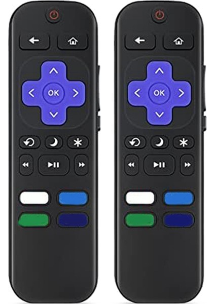 Yalnızca Rokus Tv Için Tv Uzaktan Kumandası Değiştirildi, Tcl Rokus/hisense Rokus/onn Rokus/ınsignia Rokus Serisi Akıllı Tv'lerle Uyumlu (Yurt Dışından)