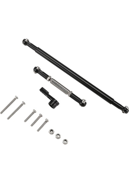 MN86S MN86 MN86KS MN86K Mn G500 Yükseltme Parçaları Metal Direksiyon Çekme Çubuğu Servo Bağlantı Çubuğu 1/12 Rc Araba Aksesuarları, Siyah (Yurt Dışından)