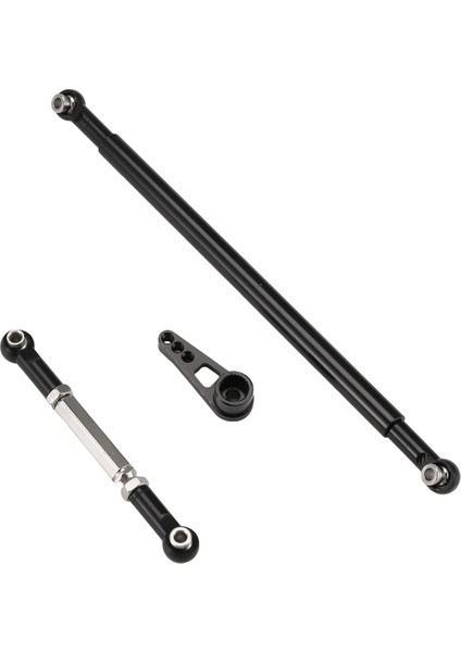MN86S MN86 MN86KS MN86K Mn G500 Yükseltme Parçaları Metal Direksiyon Çekme Çubuğu Servo Bağlantı Çubuğu 1/12 Rc Araba Aksesuarları, Siyah (Yurt Dışından)