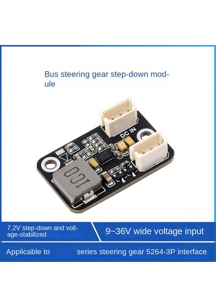Buck Mini Modül Dc Buck Adaptörü 30CM Bağlantı Hattı 7.2V Buck Regülatör Veri Yolu Servo Adaptörü SC15 Servo SC09 Servo Için (Yurt Dışından)