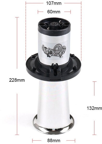 Araba Hava Kornası Ahooga Klakson 12V Vintage Oo-Ga Klasik Ford Model T Stili Eski Okul Krom 115DB Motosiklet (Yurt Dışından) fırsatları