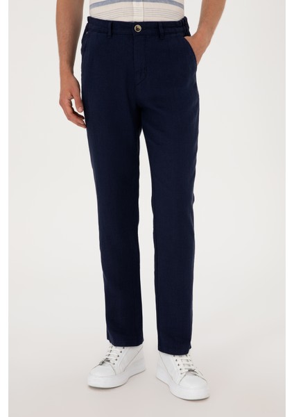 Erkek Lacivert Pantolon (Kanvas-Chino) 50300193-VR033 fiyatları