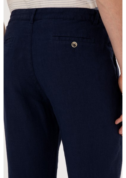 Erkek Lacivert Pantolon (Kanvas-Chino) 50300193-VR033