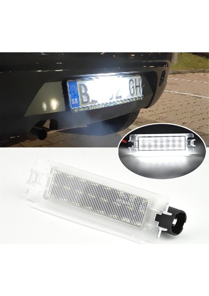 Renault Clio Iı 2001.5-2004 Dacia Logan 2004-2012 Sandero 2008-2012 Plaka Lambası Etiket Lambası 7700433414 (Yurt Dışından)