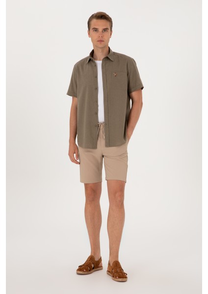 Erkek Bej Şort / Bermuda 50300420-VR011