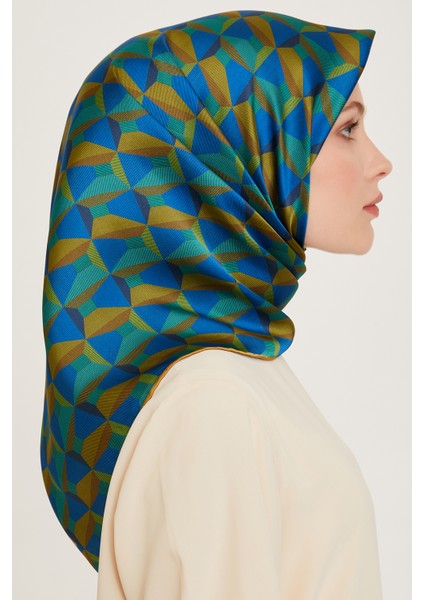 Nostalji Serisi Ipek Twill Eşarp 9204D