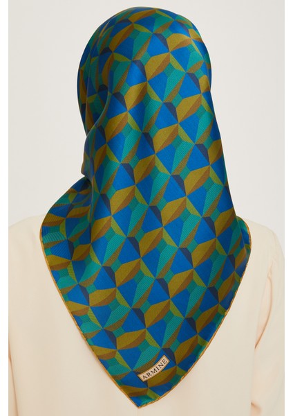 Nostalji Serisi Ipek Twill Eşarp 9204D