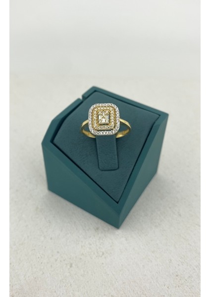 14 Ayar Altın Baget Yüzük modelleri