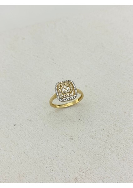14 Ayar Altın Baget Yüzük indirimleri