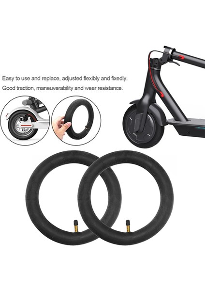 Xiaomi Elektrikli Scooter Için 2x Kalınlaştırılmış Iç Lastikler 8.5 Inç Kauçuk Ön Arka Lastik M365 Pro 8 1/2x2 Pnömatik Lastik (Yurt Dışından) modelleri