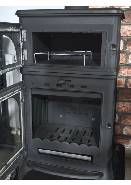 FS-023-AK Modena Lüx Oven Alttan Küllüklü Döküm Soba