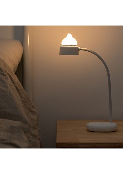 LED Masa Lambası 360° Esnek Hortum Göz Bakımı Masa LAMBASI1200MAH, Yatak Odası Ofis Yurt Okuma Için USB Şarj Portu ile B (Yurt Dışından)