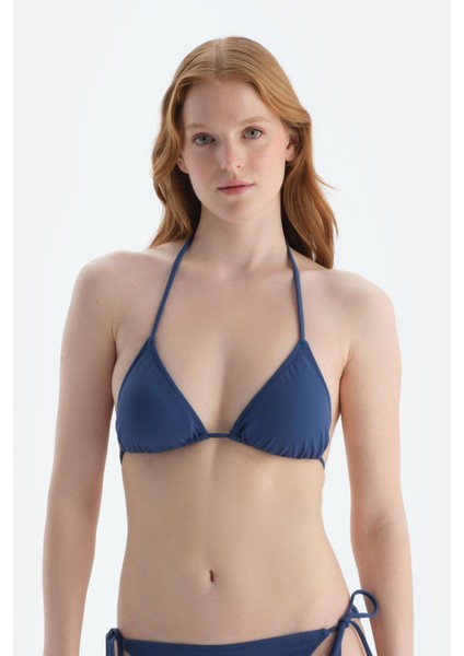 Indigo Üçgen Küçük Bikini Üst