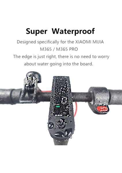 Su Geçirmez Koruyucu Kılıf Ekran Gösterge Paneli Xiaomi M365/M365 Pro Elektrikli Scooter Koruyucu Kılıf 3 (Yurt Dışından) modelleri