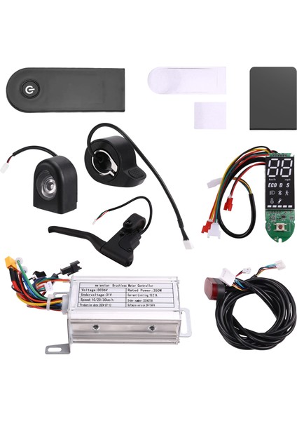 36V 350W Fırçasız Kontrol Cihazı + Bluetooth Ölçer + Hızlandırıcı + Işık + El Freni + Xiaomi M365/M365 Pro Scooter Için Kılıf Takımı (Yurt Dışından) modelleri