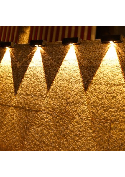 Açık Hava Güneş Enerjili Işıklar Güneş Işığı Bahçe Çit Lambası LED Su Geçirmez Güneş Enerjili Merdiven Işığı Yukarı ve Aşağı Avlu Sokak Duvar Lambası (Yurt Dışından)