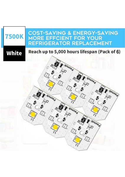WR55X11132 WR55X25754 Ge Buzdolabı Için LED Işık WR55X30602 WR55X26486 PS4704284 3033142 EAP12172918'I Değiştirin (Yurt Dışından)