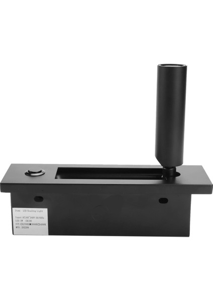 Okuma Işıkları, Başlık Duvar Lambası Okuma Işığı Gömme Basmalı Düğme Duvar Lambaları Oturma Odası, Yatak Odası Siyah (Yurt Dışından)
