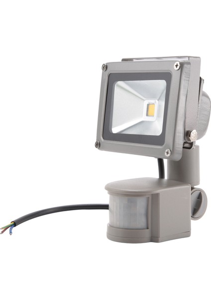 Sıcak Beyaz LED Spot Işığı LED Aydınlatmalı ve Pır Hareket Sensörlü Spot Işığı (10 Watt) (Yurt Dışından)