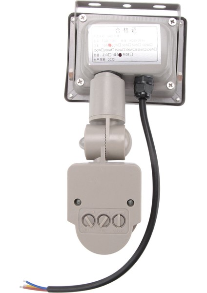 Sıcak Beyaz LED Spot Işığı LED Aydınlatmalı ve Pır Hareket Sensörlü Spot Işığı (10 Watt) (Yurt Dışından)