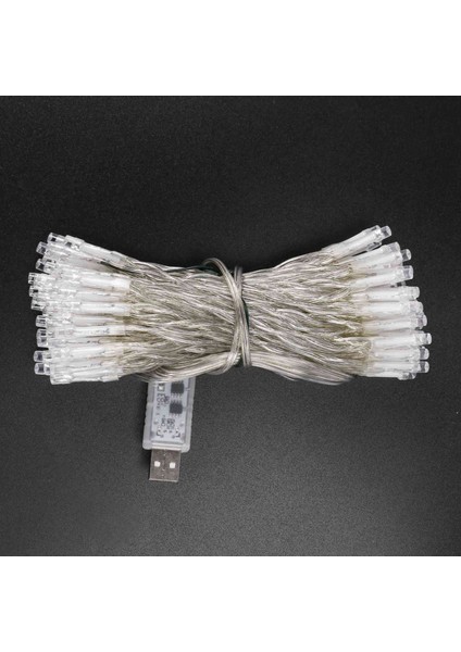USB5V 10 Metre 100 Lamba Uzaktan Aydınlatma ile LED Bakır Tel Dize Çok Renkli (Yurt Dışından)