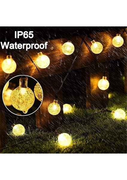 Güneş Dize Işıklar Açık 50 LED Su Geçirmez Kristal Küre Işıklar Bahçe Yard Düğün Dekor Için (Yurt Dışından) modelleri