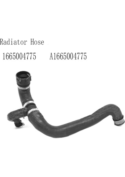 1665004775 Yeni Motor Soğutma Hortumu Boru Radyatör Hortumu Mercedes Benz ml W166 A1665004775 (Yurt Dışından)