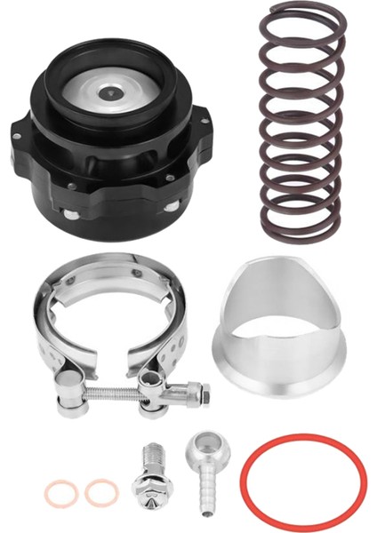 Araba Modifiye Turboşarj Basınç Tahliye Vanası Kiti Bov 50MM Tahliye Vanası Kiti Atık Kapısı (Yurt Dışından)