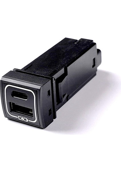 Toyota Land Cruiser 250 Prado LC250 FJ250 2024 2025 Araba Usb+Qc3.0 Hızlı Şarj Cihazı Iç Aksesuarlar (Yurt Dışından)