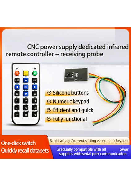 Ir Cnc Power Özel Kızılötesi Uzaktan Kumanda Alıcı Modülü Sinilink Cnc Power Için Seri Sayısal Klavye Kontrolü (Yurt Dışından)