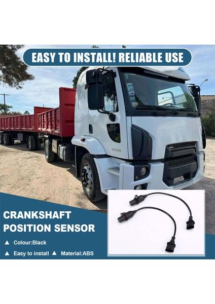 2 Adet 0281002411 Krank Mili Konum Sensörü Ford Iveco Euro Cargo Vw 2R0906433C 4890190 BG5X6C315AA 3601BF11-040 (Yurt Dışından)